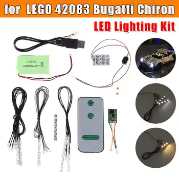 

Remote Control + LED Light Kit For LEGO 42083 Bugatti Chiron Technic Set Children Toys Building blocks light