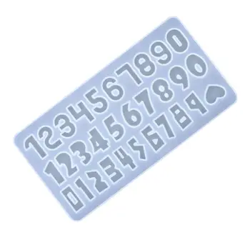 

0-9 Number Shaped Moulds Heat-resistant Cake Decorating Molds Tools Baking Tool