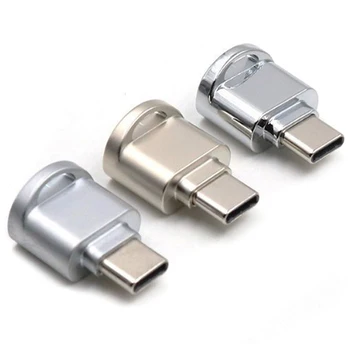 

50pcs/lot Portable Mini USB 3.1 USB-C Type C OTG Adapter TF Micro SD Memory Card Reader for Samsung Macbook Huawei LeTV