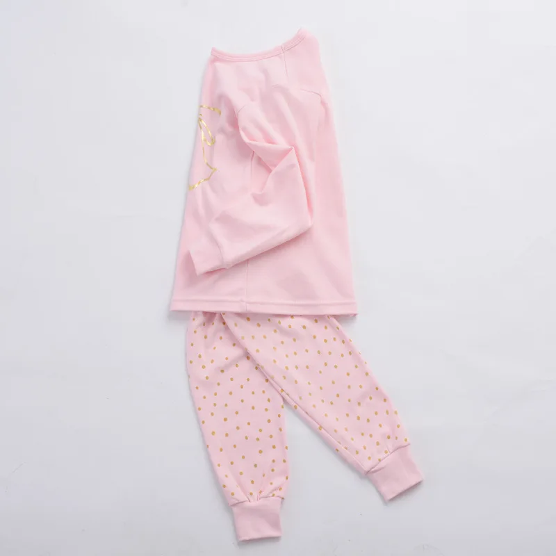 Korean Version Of Children's Warm Underwear, Baby Autumn Clothing Set, Pure  Cotton Thread Clothing, Baby Class A, All Cotton Pajamas, Girls' Autumn Pa