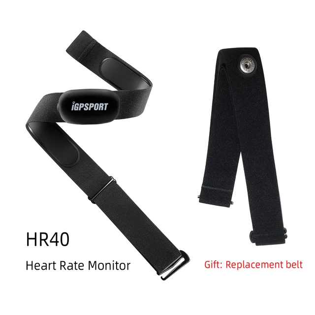 iGPSPORT HR40 smart Heart Rate Monitor Cycling & Running Professional Pulse Monitor Support bicycle Computer & Mobile APP HR40 Balck