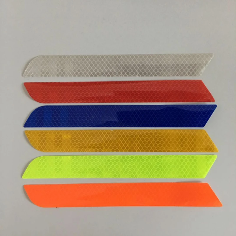 

Car Stickers Safety Reflective Warning Stickers Body Rear Bumper Anti-collision Reflective Strip Reflective Stickers