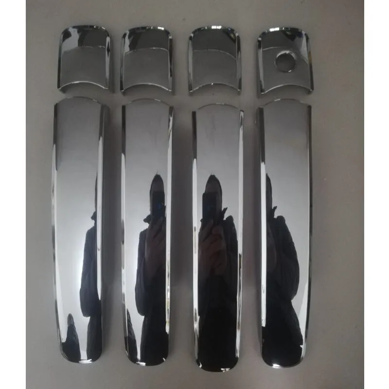 Chrome Exterior Door Handle Cover Trim Sticker Car Styling Accessories