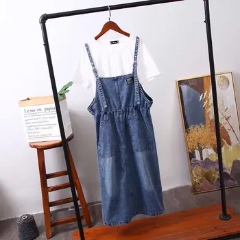 

2020 New Fashion Brand Summer Oversize Plus Size Women Set Short Pullover Cotton Elastic Waist Casual Solid
