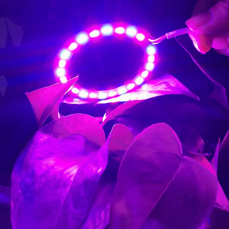 Description Picture 3 of item5V USB LED SMD Grow Light Chip Growing Lamp Chips Plant Light Board 5730 Brightness Dimming Night Control Cable Red Blue light