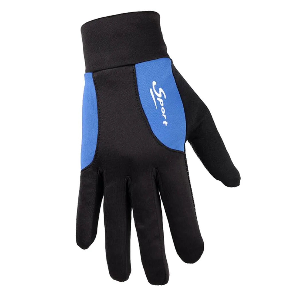 Унисекс уличные спортивные перчатки для верховой езды плотные Нескользящие амортизационные износостойкие рукавицы пэчворк полный палец зимние Термические перчатки# S