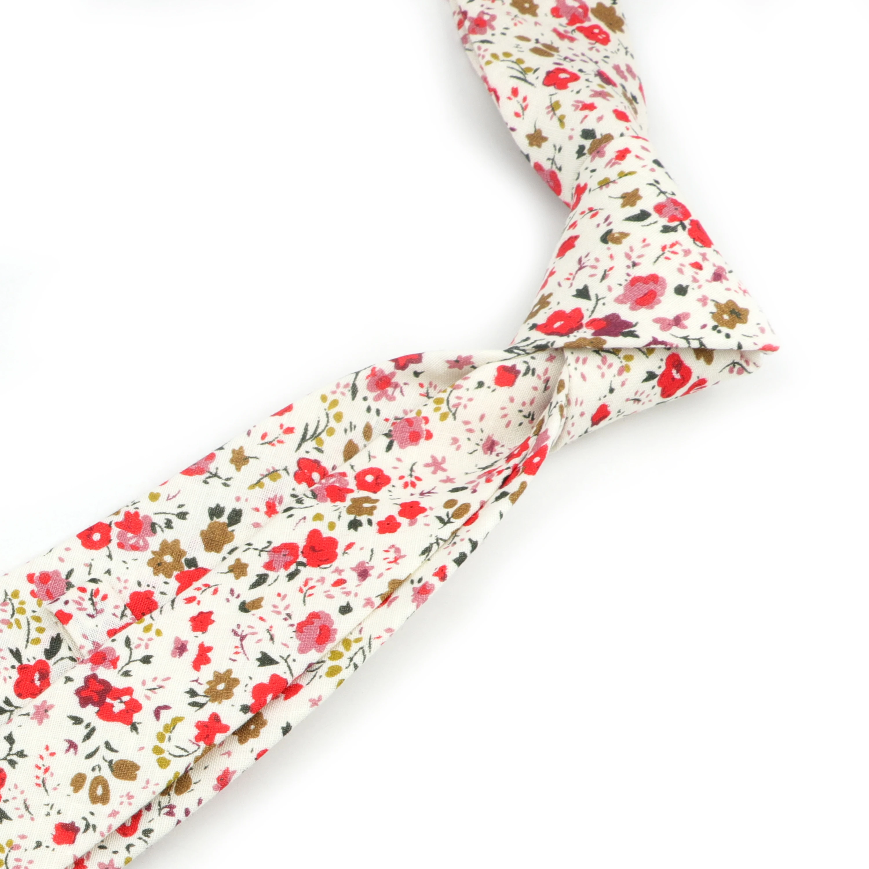 New Fashion Vintage Mens Floral Tie 100% Cotton Tie Printing Classic For Man Business Casual Necktie Desinger Butterfly Gift