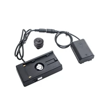 Топ адаптер питания Dummy пустышка батарея+ F970 батарея Backplane Pack Dc Муфта Разъем для Сони камера батарея