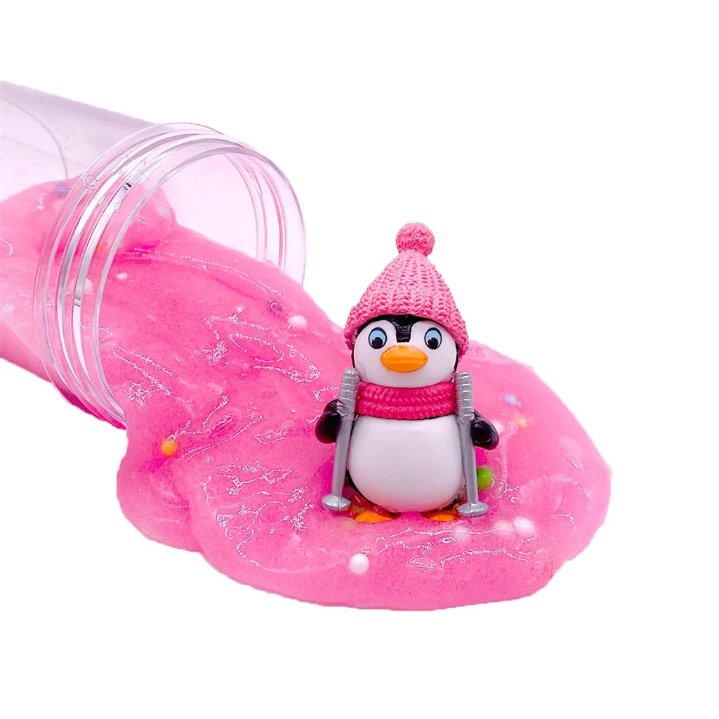 Игрушки для детей DIY красочный пляж прозрачный слизи мягкий не липкий Кристалл грязи Ароматические игрушки Дети подарок игры для детей Веселые подарки# A35