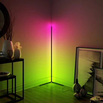 

Nordic LED Decoration Corner Floor Lamp Modern Simple Atmosphere Light Living Room Bedroom Balcony Standing Lamp Art Tripod Lamp