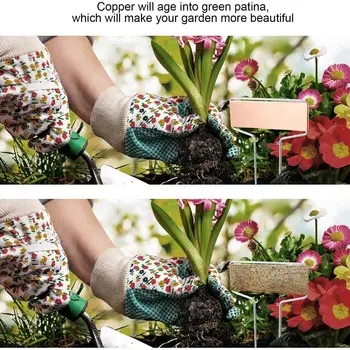 

24Pcs 24Pcs Gardening Stainless Steel Plant Nameplate Labels Tags Flower Pots Markers Sturdy And Durable Easy to Insert