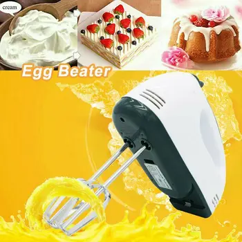 

Electric Hand Held Mixer Electronic Handheld Whisk Food Blender Egg Beater Cake