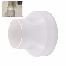 ABS exhaust pipe Reducer adapter 110 to75 / 150 to110 / 200 to150 Ventilation Ducting Connector Variable Diameter Pipe Fittings
