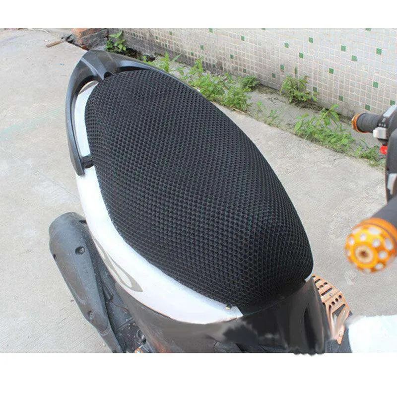 New Arrival 1pc 3D Breathable XL Size Mesh Net Cushion Motorcycle Seat Cover Mat for Scooter Motorbike Moped