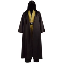 Cossky Obi Wan Kenobi Косплей Костюм джедай халат Взрослый мужской
