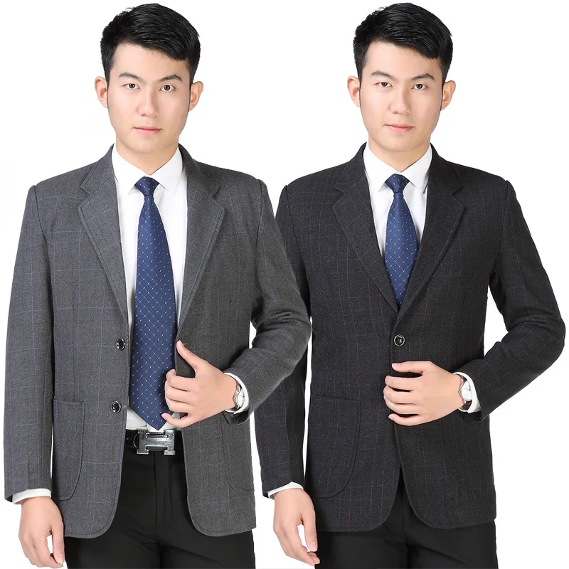 

Spring And Autumn New Style Middle-aged Men'S Wear Pattern Suit Men's Daddy Clothes Casual Business Suit Jacket