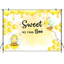 ^#Cheap Sweet as can Bee Backdrop Bee-Day Themed Baby Shower Birthday Party Photography Background Honeycomb Party Banner Decorations ^#Cheap Sweet as can Bee Backdrop Bee-Day Themed Baby Shower Birthday Party Photography Background Honeycomb Party Banner Decorations