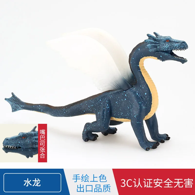 

Solid Plastic Children Dinosaur Toy Animals Model Ancient Myth Dragon Water Dragon World of Warcraft Longfei Tianlong Model