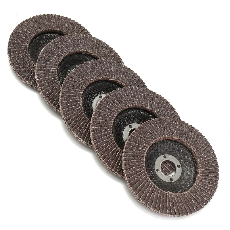 10pcs100mm 4 дюйма 80 зернистость плоский наждачный диск угловой шлифовальный круг для шлифования, резки, профилирование кромок/Beveling Dics