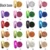 1pc 19Colors Nail Glitter Mirror Powder Chrome Dust Nail Art Pigment 0.5 g Mirror Pigment Powder Nail Glitter Dip Powder ,JK47441