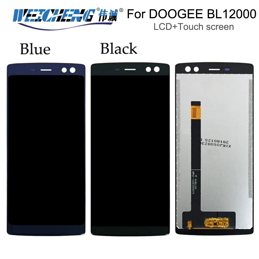 WEICHENG For Doogee BL12000 LCD Display +Touch Screen Accessory For