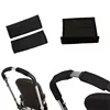 2pcs/Pair New Baby Stroller Accessories Carriage Front Handle Pram Black Neoprene Magic Tape Bumper Bar Cover Bebek Arabasi ► Photo 2/6