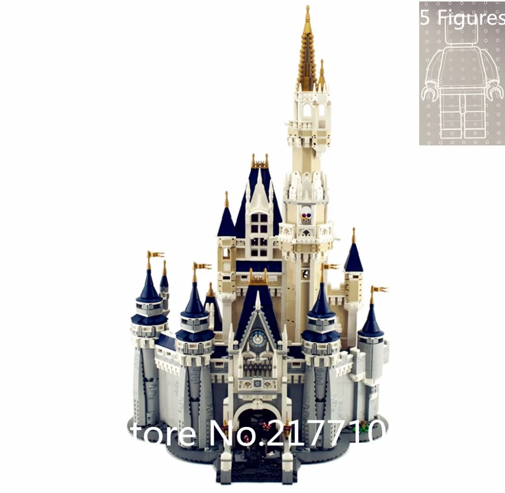 Новые друзья серии Золушка Принцесса модель замка строительные блоки Набор совместимы 71040 16008 классические архитектурные игрушки