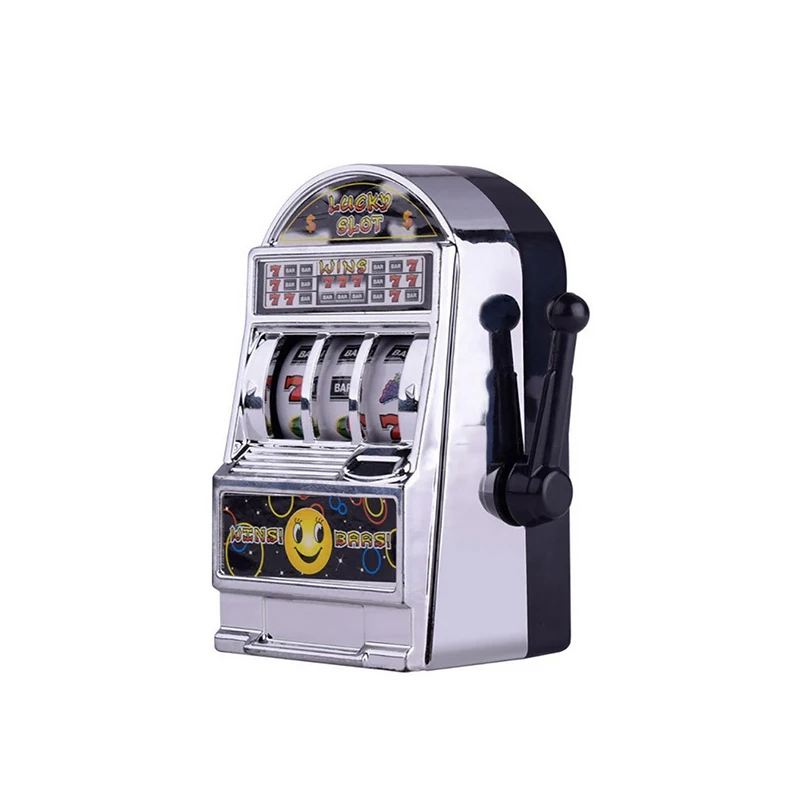 

Mini Fruit Slot Machine Money Box Game Toy For Kids Adult Decompression Toys Gold/Sliver Slot Machine Toy For Drop Ship