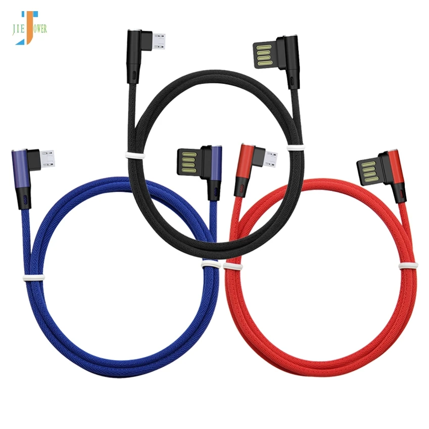 500 шт./лот 90 градусов Micro USB быстрый заряд кабеля данных USB кабель для Iphone X 8 samsung планшет угол зарядное устройство Шнур зарядный кабель
