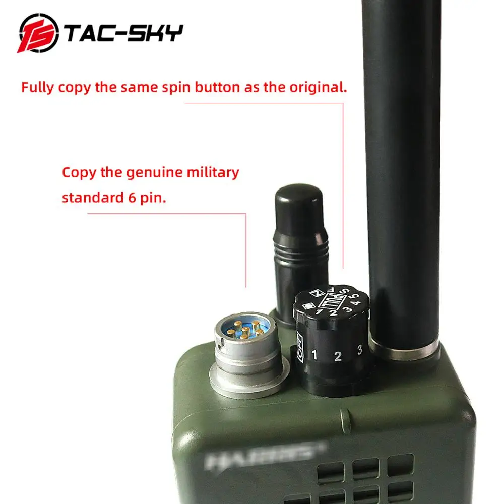 TAC-SKY AN / PRC 152 152A military radio walkie-talkie model virtual broadcast box, Harris military virtual chassis PRC 152 152a