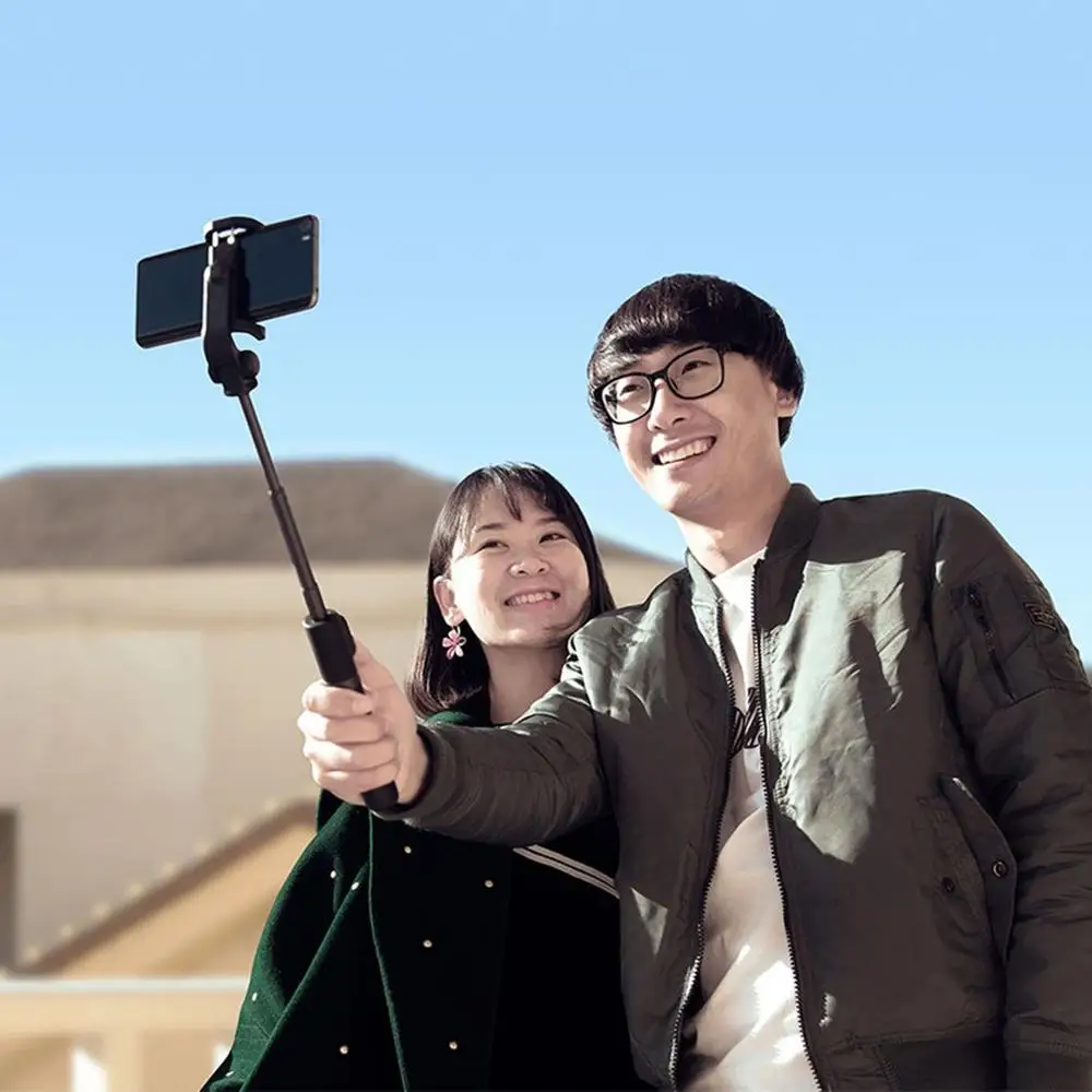 Xiaomi Mijia селфи палка портативный беспроводной Выдвижной Штатив с кронштейном для mijia маленькая камера селфи палка черный