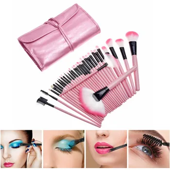 

32Pcs Beauty Makeup Brush Set Portable Fiber Cosmetics Tool Eye Shadows Brushes Kit