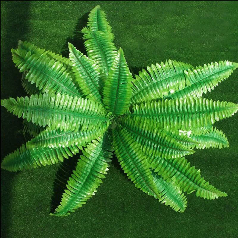 Искусственное растение трава зеленые искусственные растения 1 шт. листья