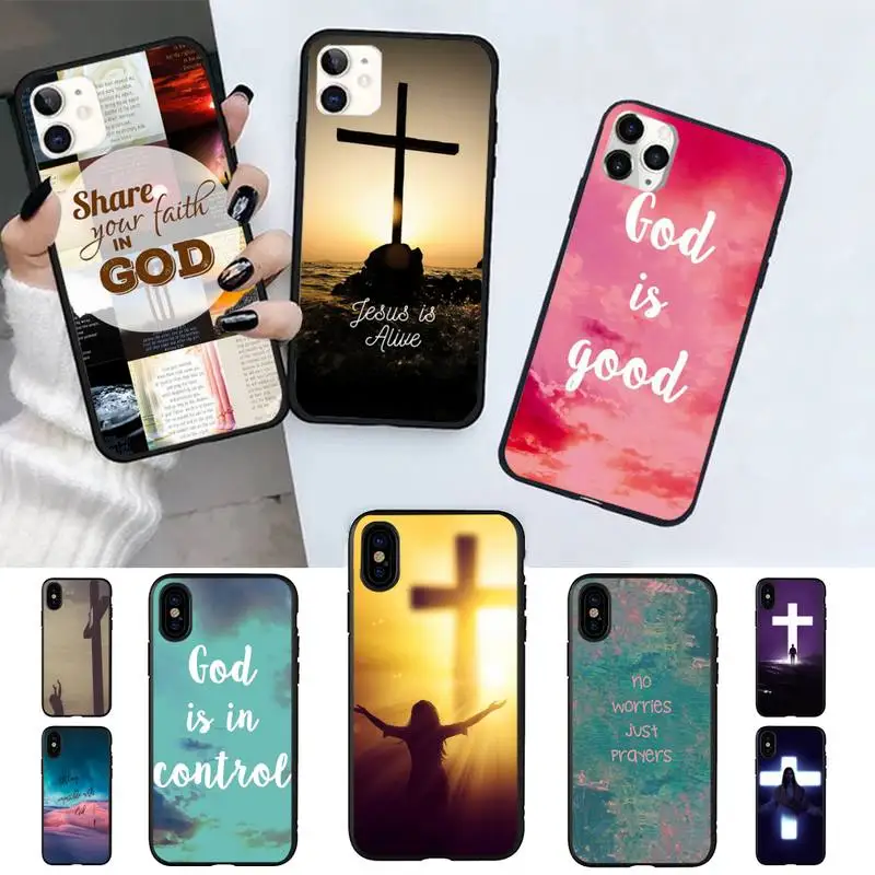 Чехол для телефона с изображением Бога Иисуса молитвы iPhone 11 12 13 mini pro XS MAX 8 7 6 6S Plus X