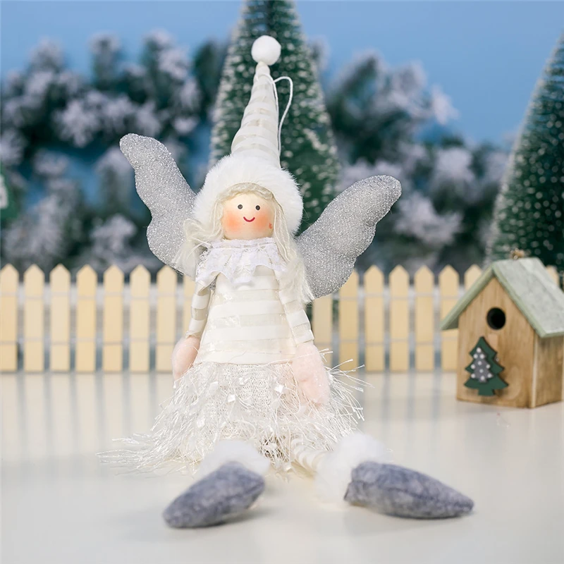 Год Последние Рождественские куклы-Ангелы милый орнамент с рождественской елкой Noel Deco рождественские украшения для дома Navidad подарок