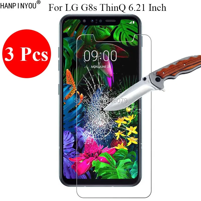 3 шт./лот Новый 9H 2.5D Закаленное стекло протектор экрана для LG G8s ThinQ 6 21 &quotЗащитная