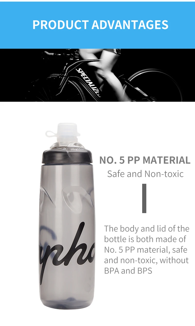 Rapha ciclismo спортивные бутылки для воды 620-750 мл запираемый рот Спорт Фитнес велосипедная фляга для воды герметичная велосипедная бутылка для воды