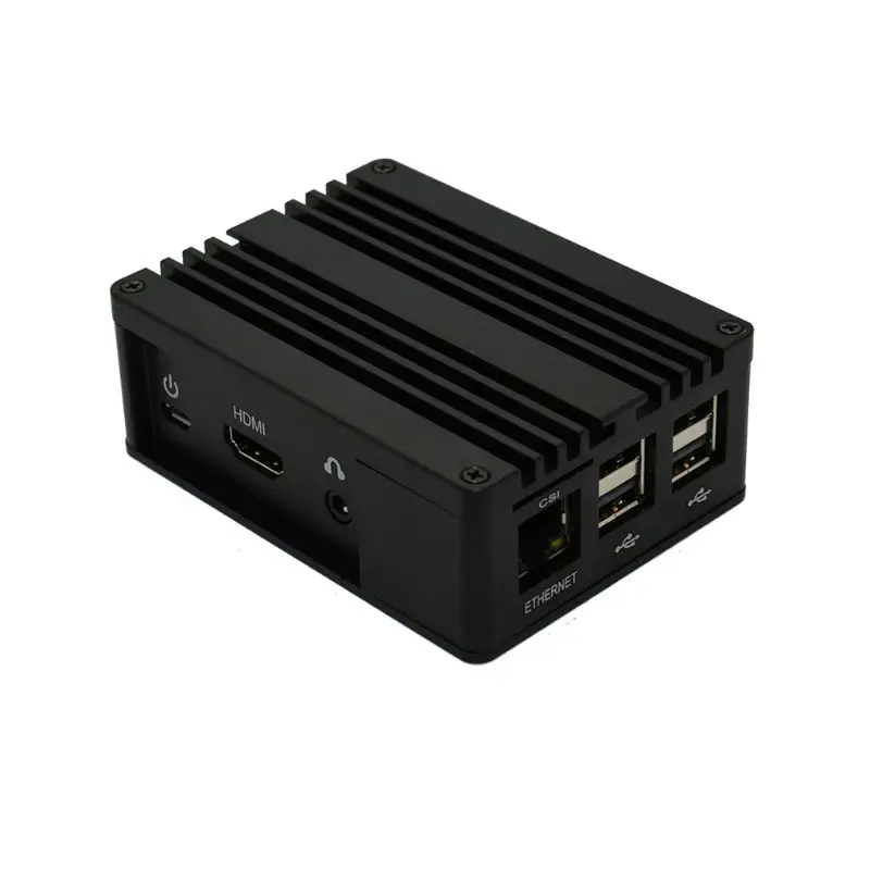 1 комплект алюминиевый чехол металлический корпус черный корпус для Raspberry Pi 3 Model B+/B Kit