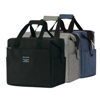 

Oxford Cloth Hand-held Thermal Insulation Bag Picnic Lunch-bag Container Oxford-clo Lunch Bag Insulation Bag