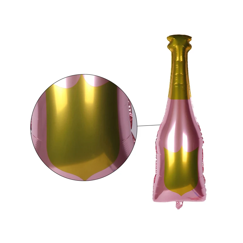 JOY-ENLIFE, розовое золото, бутылка для шампанского, вина, праздничные украшения из шаров, набор на День святого Валентина, девичник для свадьбы
