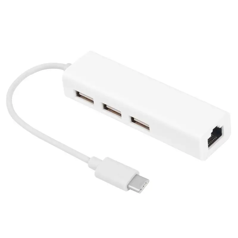 USB 3,1 type-C передача RJ-45 сетевой интерфейс концентратор сетевой конвертер для Macbook для компьютера ноутбука
