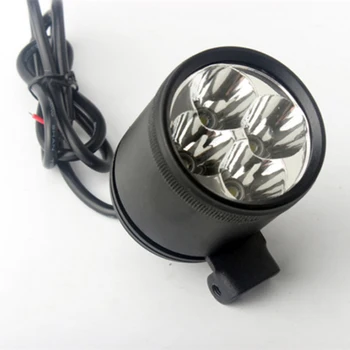 

Light Motorcycle Headlight Headlight Lamp White+Switch LED Motorcycle Spot