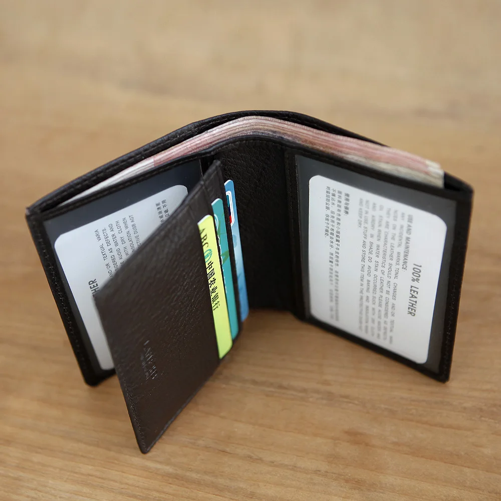 Мужские кошельки из натуральной кожи LANSPACE модные мужские коровьей кожи|driver