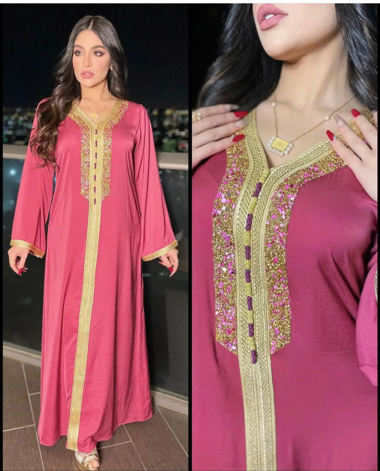 PROD 1005002393913634 Eid Mubarak Abaya Dubai Turkey Muslim Hijab Dress
Abayas for Women African India Maxi Dresses Islam Caftan Moroccan
Kaftan Robe