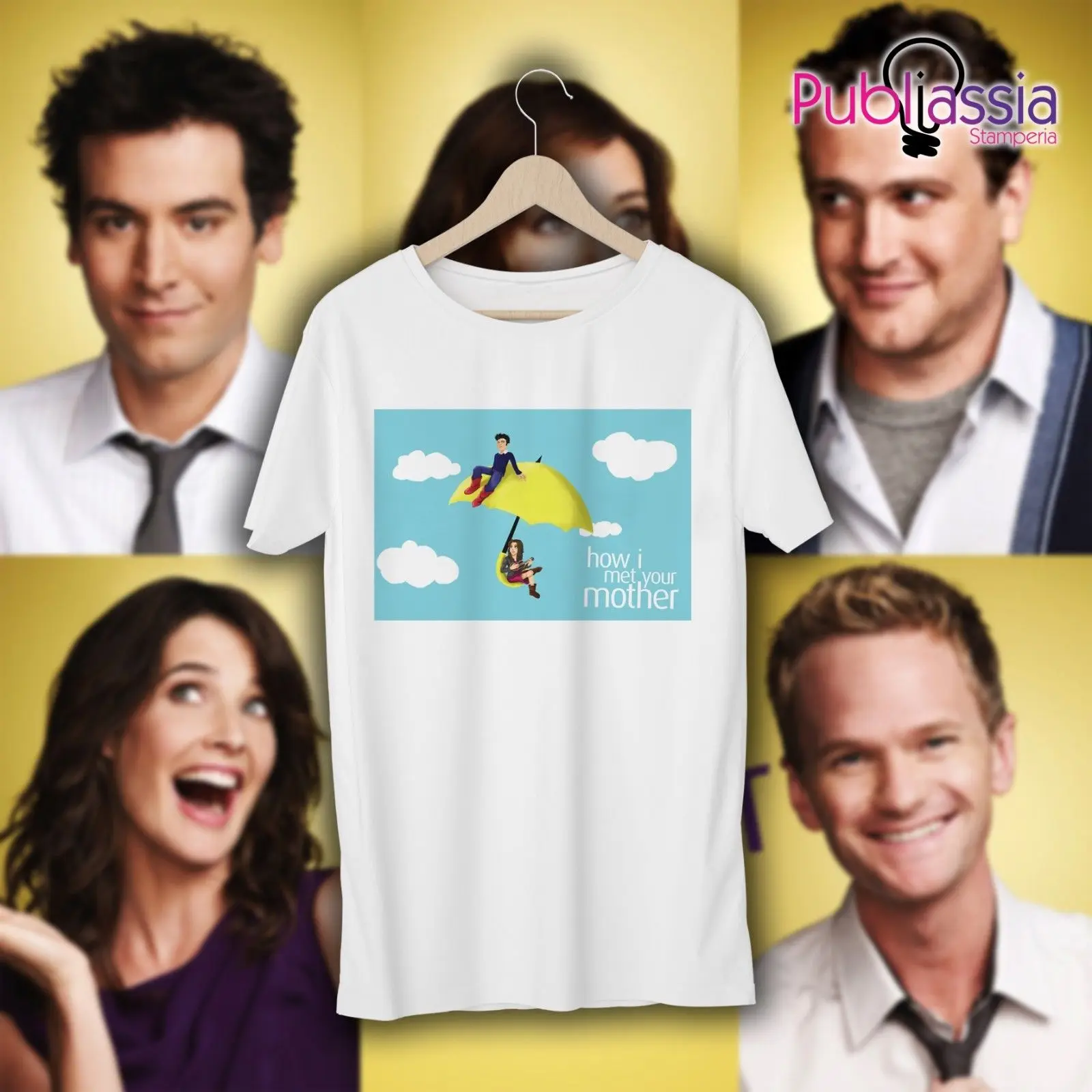 How I met your mother футболка HIMYM maglietta Ted Marshall Робин Барни LilyCool Повседневная для мужчин