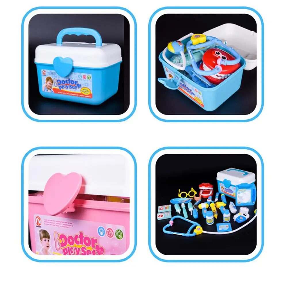 Хоббилан 25 шт. Дети моделирование медицина коробка доктор игрушечные наборы забавные ролевые игры медсестры медицинские наборы для детей