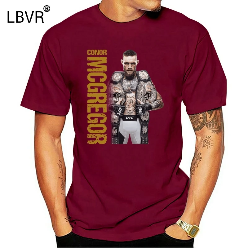 Новый уникальный Конор футболка с надписью Mcgregor мужские Повседневное