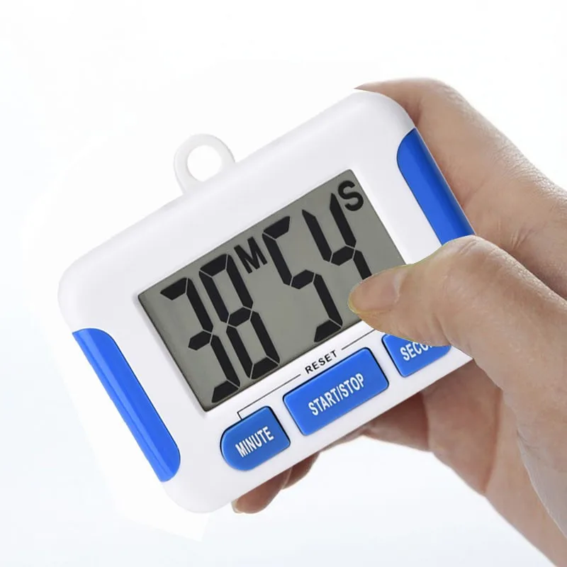 Креативный таймер 322 электронные кухонные часы с будильником студенческий цифровой ЖК-дисплей подвесное крепление обратный отсчет Мини-таймеры в помещении