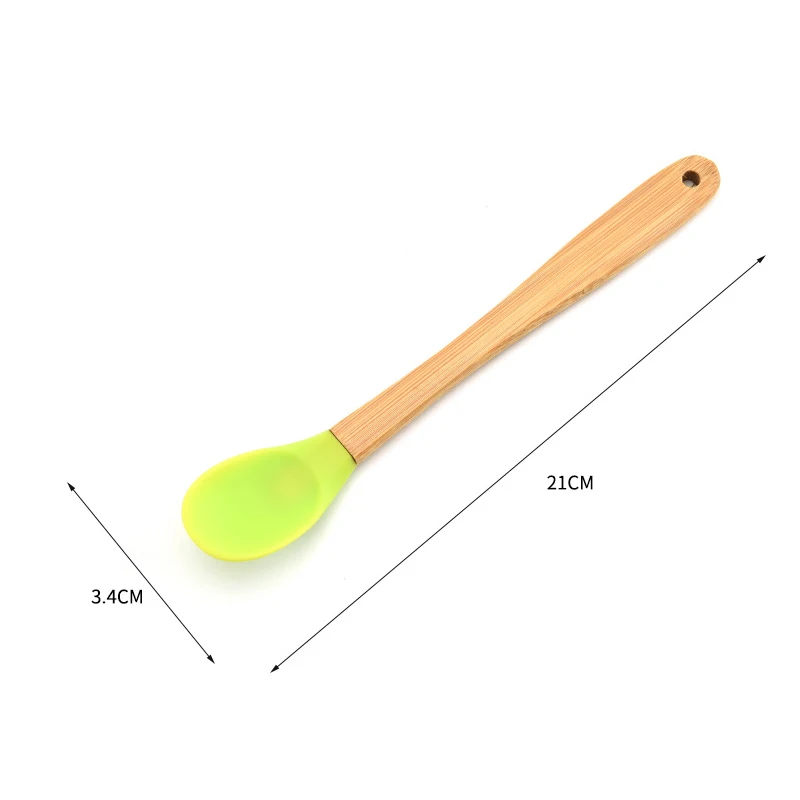 Wooden Silicone Kitchen Utensil Nonstick Pancake Spatula Spoon Soup Ladle Tong Cookware Baking Gadget