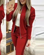 

Sports Jogging Suit Outfits Women Tracksuit Autumn Clothes Plaid Patchwork Hoodies Sweatshirt Crop Top and Pants Two Piece Set